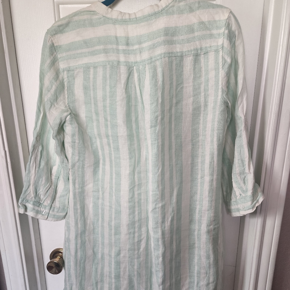 Anthropologie NWOT linen dress shirt - Picture 6 of 8